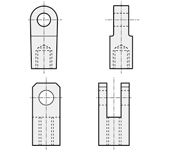 Rod eye Clevis